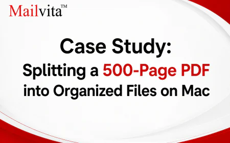 Case Study: Splitting  a 500-Page PDF into Organized Files on Mac