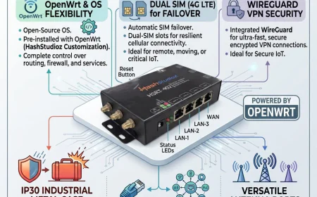 Dual SIM 4G LTE Industrial Router: The Backbone of Reliable Industrial IoT Connectivity