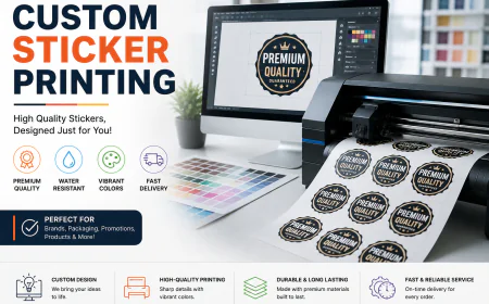CUSTOM STICKER PRINTING FOR MODERN BRANDS, PRODUCTS & PACKAGING SOLUTIONS