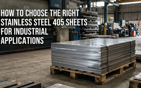 How to Choose the Right Stainless Steel 405 Sheets for Industrial Applications