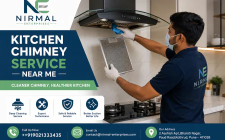 Kitchen Chimney Service Near Me – Fast and Reliable Service with Nirmal Enterprises