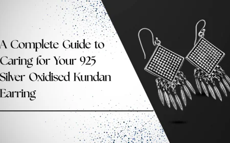A Complete Guide to Caring for Your 925 Silver Oxidised Kundan Earring