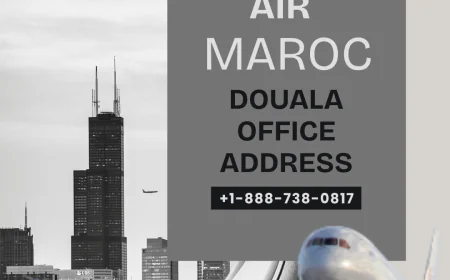 Royal Air Maroc Douala Office Address +1-888-738-0817