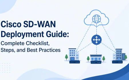 Cisco SD-WAN Deployment Guide: Complete Checklist, Steps, and Best Practices