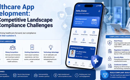 Healthcare App Development: The Competitive Landscape and Compliance Challenges