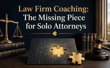Law Firm Coaching: The Missing Piece for Solo Attorneys