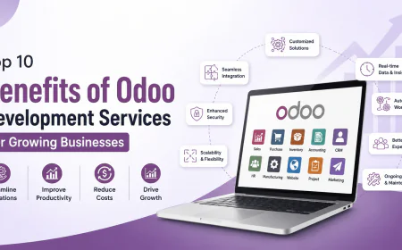 Top 10 Benefits of Odoo Development Services for Growing Businesses