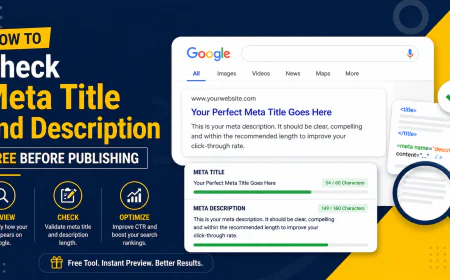 How to Check Meta Title and Description Free Before Publishing