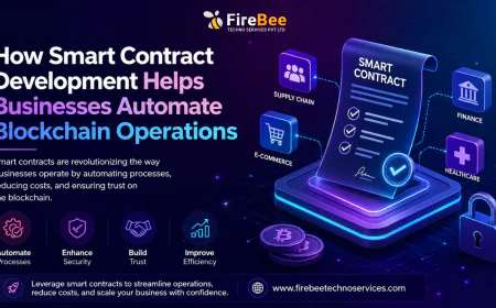 How Smart Contract Development Helps Businesses Automate Blockchain Operations
