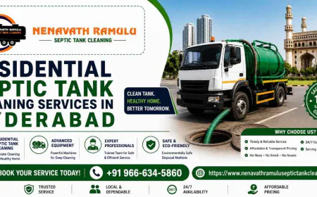 Professional Septic Tank Maintenance Solutions for Residential Properties in Hyderabad