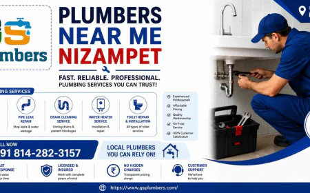 Professional Plumbers Near Me Nizampet – GS Plumbers