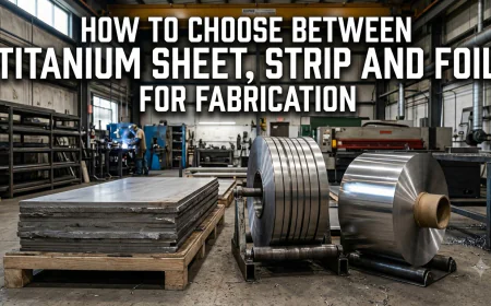 How to Choose Between Titanium Sheet, Strip and Foil for Fabrication