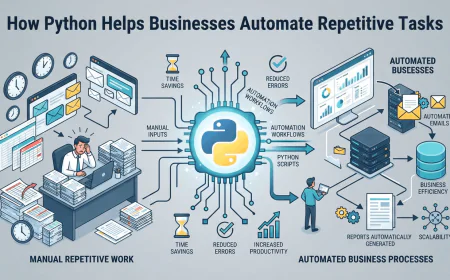How Python Helps Businesses Automate Repetitive Tasks