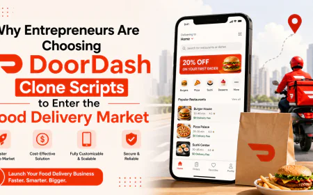 Why Entrepreneurs Are Choosing DoorDash Clone Scripts to Enter the Food Delivery Market