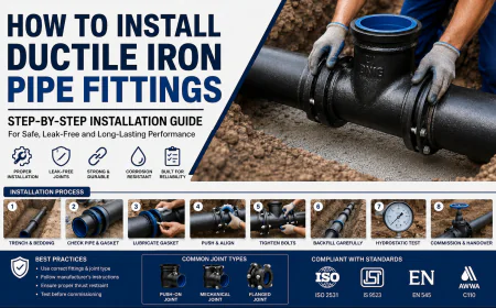 How to Install Ductile Iron Pipe Fittings: Step-by-Step