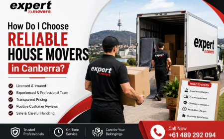 How Do I Choose Reliable House Movers in Canberra?