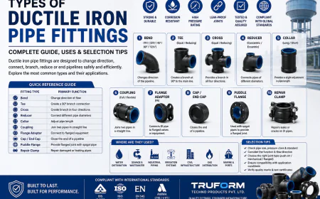 Types of Ductile Iron Pipe Fittings: Uses & Selection Guide