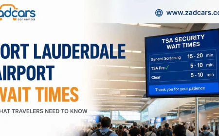 How Can Travelers Check Fort Lauderdale Airport Wait Times Before a Flight?