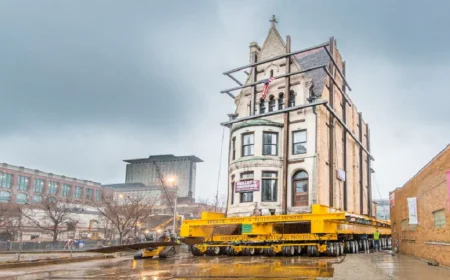 Historic Building Movers Preserve Charlotte's Spanish-American War Monument