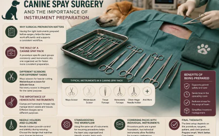 Canine Spay Surgery and the Importance of Instrument Preparation