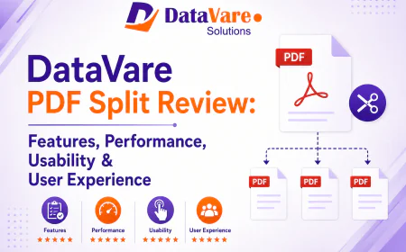 DataVare PDF Split Review: Features, Performance, Usability & User Experience