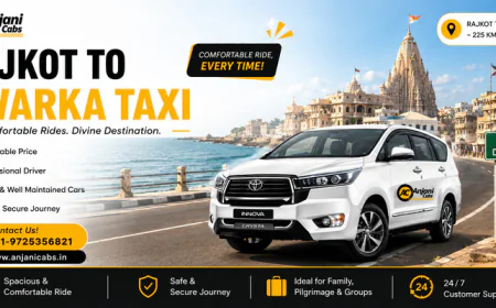 Book Rajkot to Dwarka Taxi Online | Anjani Cabs