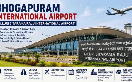 Bhogapuram International Airport: Alluri Sitarama Raju International Airport Location, Distance and Flight Operations