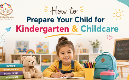 How to Prepare Your Child for Kindergarten & Childcare