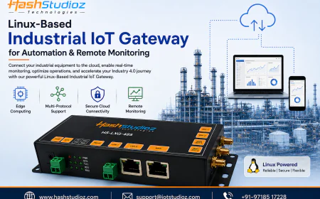 Linux-Based Industrial IoT Gateway: A Smart Solution for Automation and Remote Monitoring