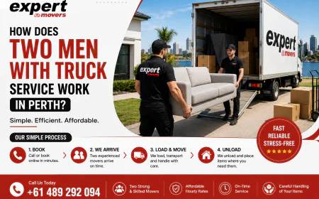 How Does Two Men With Truck Service Work in Perth?