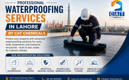 Professional Waterproofing Services in Lahore | CAT Chemicals