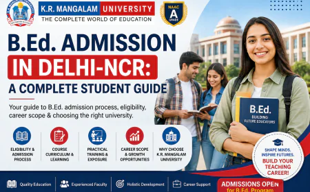 B.Ed. Course Admission in Delhi-NCR: A Complete Student Guide