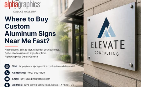 Where to Buy Custom Aluminum Signs Near Me Fast?