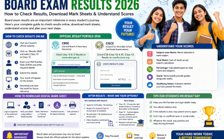 Board Exam Results 2026: How to Check Results, Download Mark Sheets & Understand Scores