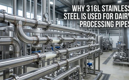 Why 316L Stainless Steel Is Used for Dairy Processing Pipes
