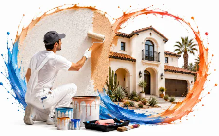 How to Paint a Stucco House?