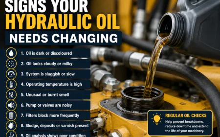Signs Your Hydraulic Oil Needs Changing