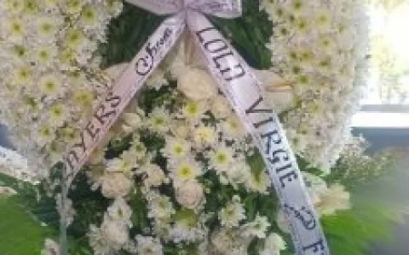 Elegant Funeral Flower Arrangement in Philippines for Tributes
