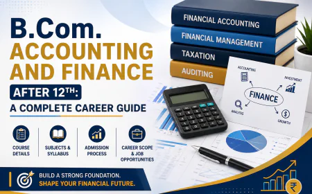 B.Com. Accounting and Finance After 12th: A Complete Career Guide