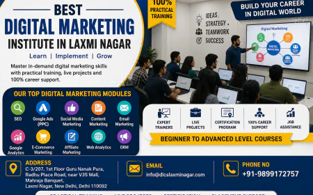Best Digital Marketing Institute in Laxmi Nagar | DICS