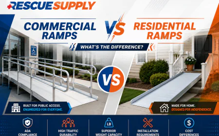 Commercial Ramps vs Residential Ramps: What's the Difference?