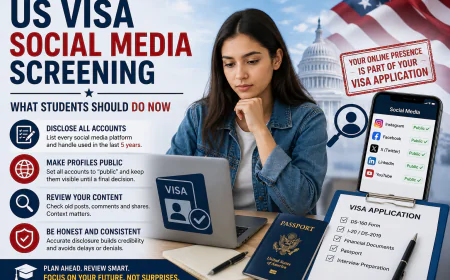 US Visa Social Media Vetting: A 2026 Student Guide