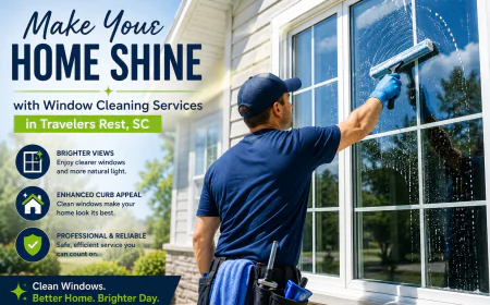 Make Your Home Shine with Window Cleaning Services in Travelers Rest, SC