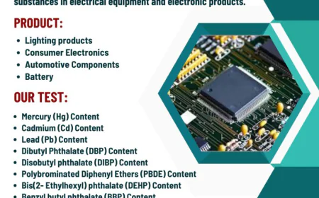 RoHS Compliance Testing Laboratory: Verifying Safer Electrical and Electronic Products