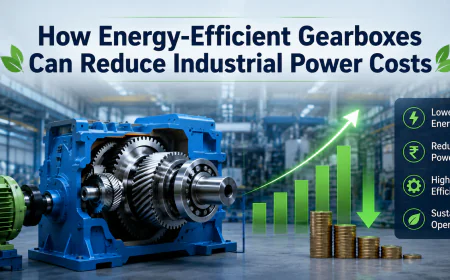 How Energy-Efficient Gearboxes Can Reduce Industrial Power Costs