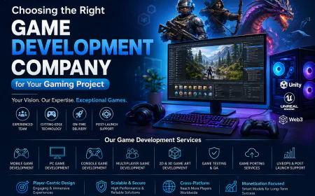 Choosing the Right Game Development  Company for Your Gaming Project