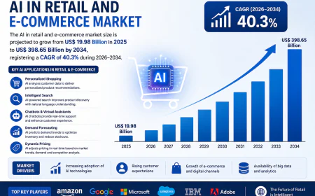 AI in Retail and E-Commerce Market: Key Trends, Drivers and Opportunities By 2034