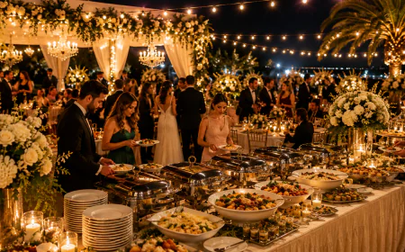 Sophisticated Catering Experiences for Elegant Wedding Receptions