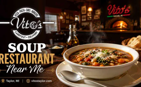 Find Delicious Comfort Food at Vito's Taylor: Soup, Salads, Pasta & Meat Trays