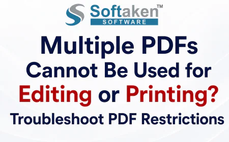 Multiple PDFs Cannot Be Used for Editing or Printing? Troubleshoot PDF Restrictions